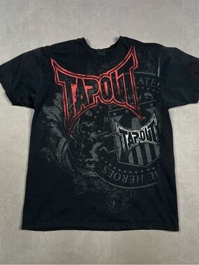Tapout Black Tee Y2K